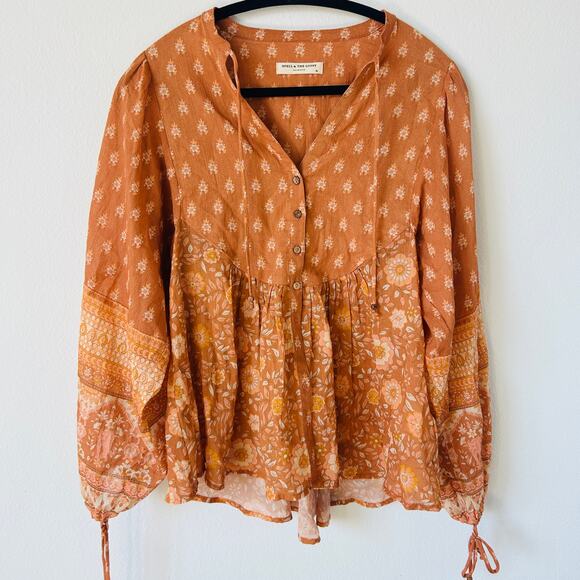 Spell & the Gypsy Utopia Blouse Size XS - Picture 1 of 7
